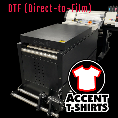 DTF Direct-to-Film Printing by Accent T-Shirts