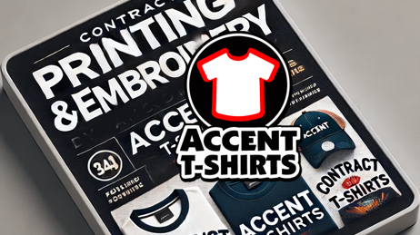 contract tshirt printing and embroidery by accent tshirts